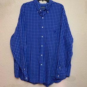Chaps Blue  3XL Button Down Shirt